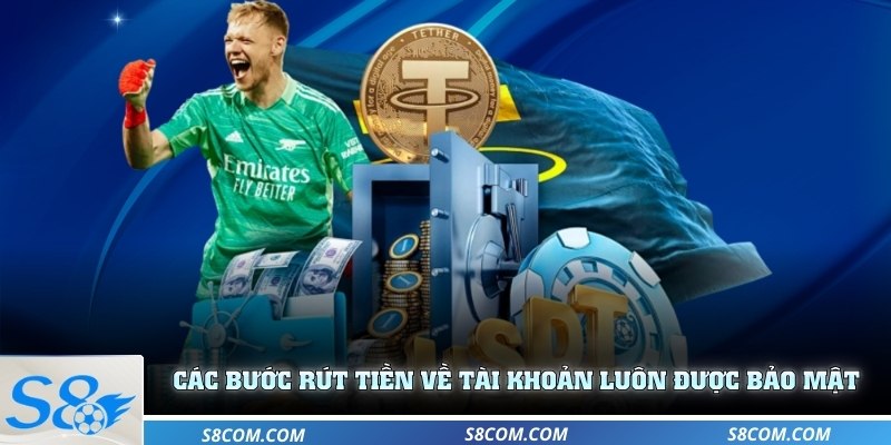 Các bước rút tiền về tài khoản luôn được bảo mật