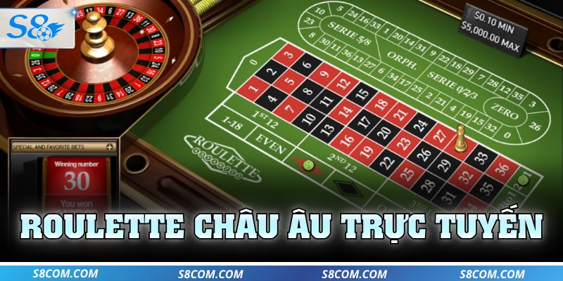 Roulette Châu Âu trực tuyến